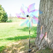 In the Breeze 18" Iridescent Pinwheel Spinner 2624 View 2