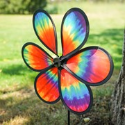 In the Breeze 12" Tie Dye Daze Flower Spinner 2631 View 2