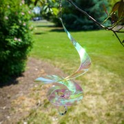 In the Breeze 8" Iridescent Tear Drop Curlie with Crystal Spinner 9154 View 2