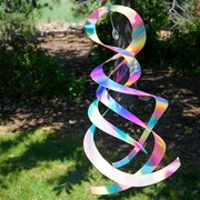 In the Breeze Striped Iridescent Mylar Spin Quartet with Crystal 9158 View 2