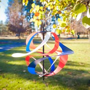 In the Breeze Red, White and Blue Poly Vortex Spinner 2478 View 2