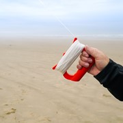 In the Breeze 80 LB x 200' Braided Kite Line on Orange Handle - 12 PC 3453 View 2
