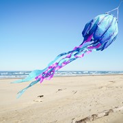 In the Breeze 40-inch Blue Jellyfish 3D Windsock 5250 View 2