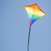In the Breeze Blended Rainbow 30" Diamond Kite (Optimized for Shipping) 3507 View 2
