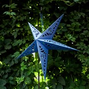 In the Breeze Blue Paper Star Lantern 9177 View 2