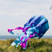 In the Breeze 15" Blue Jellyfish 3D Windsock 5261 View 2