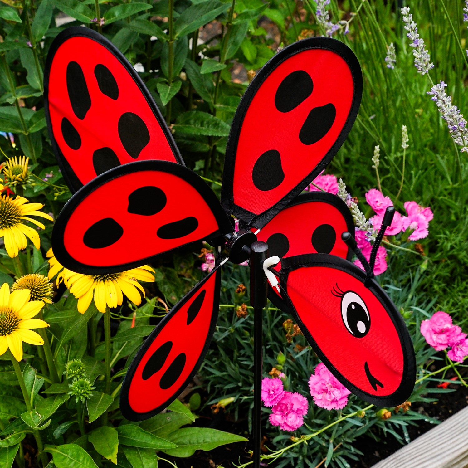 In The Breeze Roter Twister Tail – 74 Cm Langer Spinner Für Drachen, Garten-Deko Oder Balkon – Windaktiviert & Wetterfest