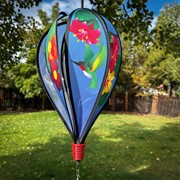 In the Breeze Hummingbird Flowers Hot Air Balloon 1047 View 3