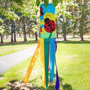 In the Breeze Ladybug Flower 40" Windsock 4195 View 3