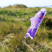 In the Breeze 24" Purple Koi 4781 View 3
