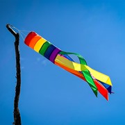 In the Breeze Rainbow Column 33" Windsock 4847 View 3