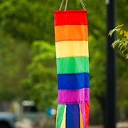 In the Breeze Rainbow Column 50" Windsock 4927 View 3