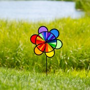 In the Breeze 12" Rainbow Double Flower Wheel Combo 2770 View 3