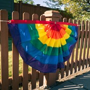 In the Breeze Pleated Fan Rainbow 2' x 4' Bunting 3687 View 3