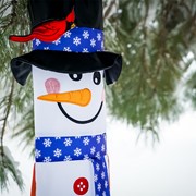 In the Breeze Lil' Snowman 3D 40" Windsock 5028 View 3
