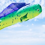 In the Breeze Dorado 48" Fish Windsock 5116 View 3