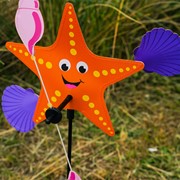 In the Breeze Starfish Whirligig 2563 View 3