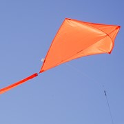 In the Breeze Tangerine Colorfly 30" Diamond Kite (Optimized for Shipping) 3298 View 3