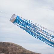 In the Breeze Cobalt 51" Mylar Windsock 9063 View 3