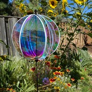 In the Breeze Iridescent 16" Gazing Ball Spinner 2682 View 3