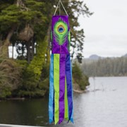 In the Breeze Peacock Feather 40" Windsock 5180 View 3
