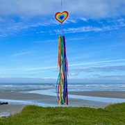 In the Breeze Heart & Ribbon Windsock 5194 View 3