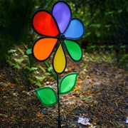In the Breeze 12" Rainbow Flower with Leaves 2639 View 3