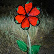 In the Breeze 13.5" Rose Spinner with Leaves 2640 View 3