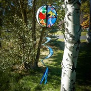 In the Breeze 11" Bird Hanging Ball Spinner 2487 View 3