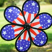 In the Breeze 12" Patriot Star Flower Spinner 2632 View 3