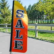 In the Breeze 4' Heavy Duty Sale Gradient Double Sided Feather Banner 4556 View 3
