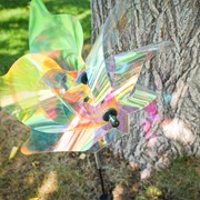 In the Breeze 18" Iridescent Pinwheel Spinner 2624 View 3