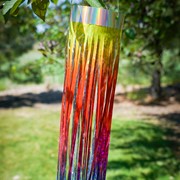 In the Breeze Rainbow 51" Mylar Windsock 9065 View 3