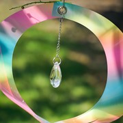 In the Breeze Striped Iridescent Mylar Spin Quartet with Crystal 9158 View 3