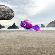 In the Breeze 15" Lavender Damsel Fish 5222 View 3
