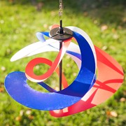 In the Breeze Red, White and Blue Poly Vortex Spinner 2478 View 3