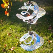 In the Breeze Silver Sparkle Vortex Double Spinner 2479 View 3