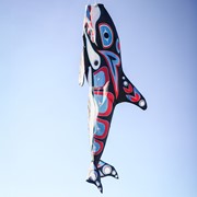 In the Breeze Orca Totem 48" Fish Windsock 5242 View 3