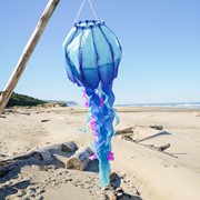 In the Breeze 40-inch Blue Jellyfish 3D Windsock 5250 View 3