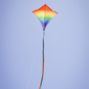 In the Breeze Blended Rainbow 30" Diamond Kite (Optimized for Shipping) 3507 View 3