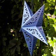 In the Breeze Blue Paper Star Lantern 9177 View 3