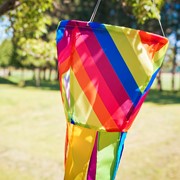 In the Breeze Fiesta Stripe Spinning Windsock 5268 View 3