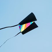 In the Breeze 30" Neon Fiesta Stripe Sled Kite 3523 View 3