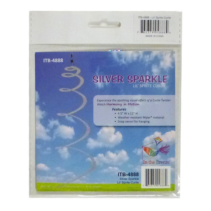 Silver Sparkle Lil' Sprite  In the Breeze  Wholesale Garden Décor and  Kites