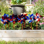 In the Breeze Patriotic Mylar Pinwheels - 8 PC 2863 View 3