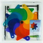 In the Breeze 18" Rainbow Poly Petal Spinner 2870 View 4