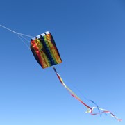 In the Breeze Tie Dye Pouch Parafoil Kite 2984 View 4