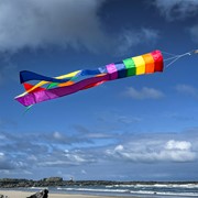 In the Breeze Rainbow Column 33" Windsock 4847 View 4