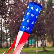 In the Breeze Stars and Stripes 33" Windsock 4851 View 4