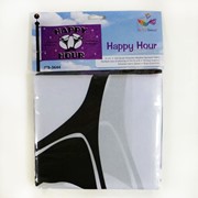 In the Breeze Happy Hour 3x5 Grommet Flag 3644 View 3